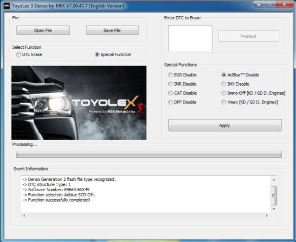 ToyoLex 3 software for all Denso Toyota/Lexus Generations - Image 3