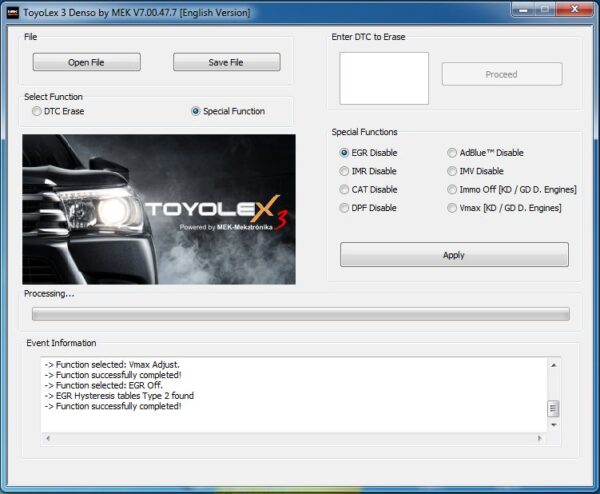 Software TOYOLEX 3 For all Denso Generations of Toyota and Lexus