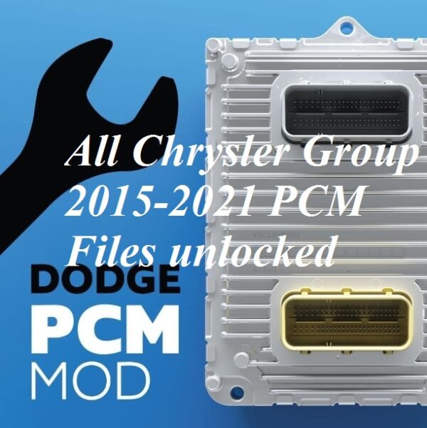 PCM Files unlocked All Chrysler Group 2015-2021-PACK FULL-