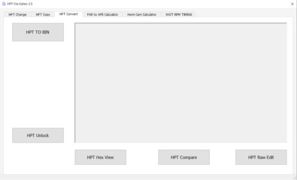 BIN to HPT Converter HPT File Editor Software - Image 3