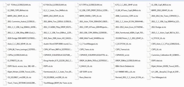 Cummins FLASH EFI Delete Files + Software CTZ TO BIN Converter